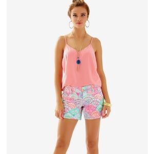 Lilly Pulitzer Callahan Shorts Oh Shello 00 EUC